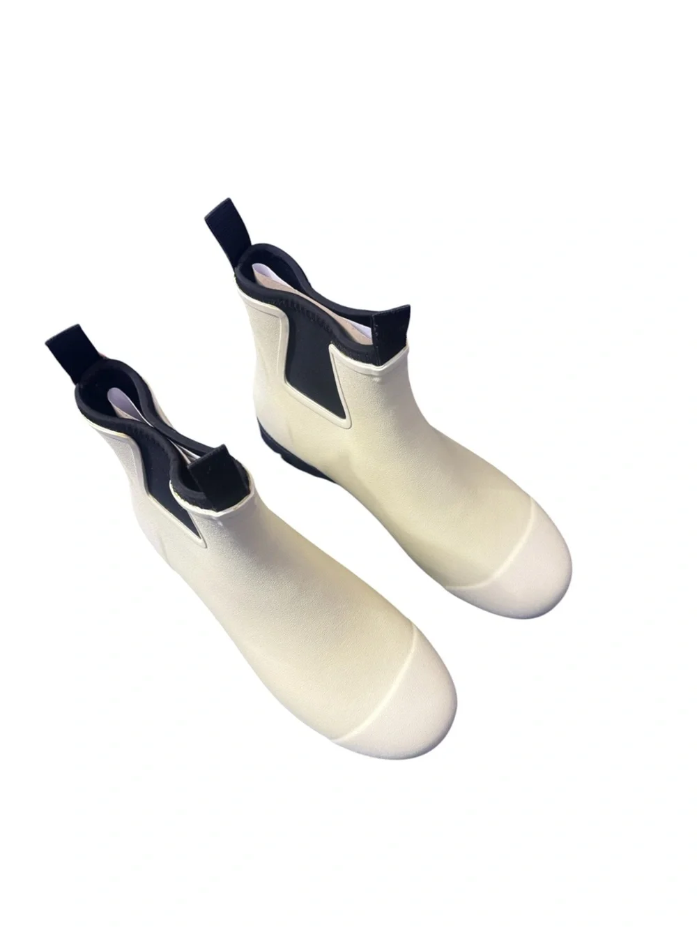 Quince Waterproof Ankle Rain Boot In Stone Size 8